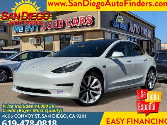 TESLA MODEL 3 2018 5YJ3E1EA5JF126573 image